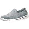 Skechers Scarpe da Ginnastica Go Walk 2 Donna, Grigio mlange, 37.5 EU