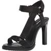 DKNY Bronx, Sandalo con Tacco Donna, Black, 36 EU