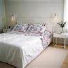 Italian Bed Linen Set Lenzuola Letto Matrimoniale River, lavorato in Italia - Completo Letto, Lenzuolo Sotto con Angoli, Telo Sopra 240x300cm e 2 Federe con Patella Interna (Matrimoniale, ili)
