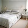 Italian Bed Linen Set Lenzuola Letto Matrimoniale River, lavorato in Italia - Completo Letto, Lenzuolo Sotto con Angoli, Telo Sopra 240x300cm e 2 Federe con Patella Interna (Matrimoniale, tigri)
