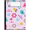 Independently published Quaderno A Quadretti 5mm Senza Margine: Formato A4 21cm x 29,7cm | Mezzo Centimetro Di Lato | 108 Pagine/90Gr/Mq | Notebook Appunti | Motivo Allegro Con Fiori, Farfalle, Api, Uccellini.