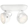 Philips Dyna Lampada con 2 Faretti, LED, Bianco