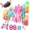 seveclotree Macchina Telecomandata per Bambini con Luce,Giochi Bambini 3 4 5 6 7 8 Anni,360° Rotazione 4WD Auto Telecomandata Bambina,Regalo Bambina 3 4 5 6 7 8 9 Anni