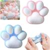 LINGJIA 2 Pezzi Zampa di Gatto Gigante Squishy Appiccicosa, 7cm Giocattoli Morbidi Antistress, Artigli per Gatti, Giocattoli per Alleviare lo Stress, per la Concentrazione, per Adulti e Bambini