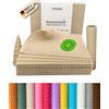 Wachsmann 20 lastre di cera d'api dalla Germania, beige, lastre di cera d'api 20 x 15 cm, candele di cera d'api fai da te, cera per candele