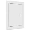 VENTEUROPE Sportello di ispezione 15 x 20 cm bianco, sportello di revisione in ABS, sportello di revisione a secco, porta di manutenzione, sportello di manutenzione, sportello di servizio per