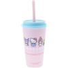 GIOCHI PREZIOSI S.P.A. Giochi Preziosi Hello Kitty & Friend Bicchiere con Cannuccia 400 ml