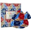 EFAS Colors HotBag Cuore Borsa per l'Acqua Calda Multicolor Blu e Rosso, 1litro