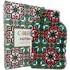 EFAS Colors HotBag Borsa per l'Acqua Calda Multicolor Verde e Rosso, 2 litri