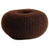 WIG ME UP - RH-046-15x7-brown XL Ciambella per Chignon Volume Hairstyling Castano Molto grande 15x7 cm