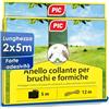 PIC - Anello Colla per alberi da frutto - 2x5m Nastro collante per anello per albero contro bruchi, formiche e altri insetti - adatto a circa 22 alberi con una circonferenza di 45 cm