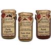 Delizie Vaticane di Tropea Tris Gourmet Patès Calabrese - Set Regalo Cibi dai Gusti Raffinati Olive verde + Cipolla + Pomodori Secchi - Autentica Salsa Gourmet Artigianale - Made in Italy - Delizie Vaticane di Tropea