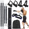 MuscleForge Allenamento Boxe Casa - Fasce Boxe Set da 12 pezzi con elastici di resistenza - Accessori boxe con cintura, cavigliere e polsiere - Fitness domestico per velocità, potenza e agilità