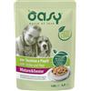 Oasy Dog Mature e Senior Busta Multipack 22x100G TACCHINO E PISELLI