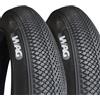 ECOVELO 2 COPERTONI WAG 20 x 4.0 1/4 (97-406) PNEUMATICI SLICK STRADALI GOMME BICICLETTA FAT E-BIKE BICI ELETTRICA