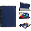 Generic Custodia per Lenovo Tab2 A10-70/A10-30 Tablet Cover - Affari luce di lusso Premium Smart PU Custodia in pelle con Auto Sleep/Wake per Tab3 10 (blu scuro)
