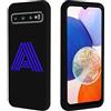 FortiCase Custodia Personalizzata per Samsung Galaxy S10 Plus,Nero Silicone Cover,con con Iniziali/Testi Disegni,per Galaxy S10 Plus Case -DYZ