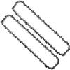 Opuladuo 2 catene per motosega da 30 cm, 3/8, 1,1 mm, 45 TG, catena per motosega compatibile con FORTEXXA 18/30, catena per motosega compatibile con Ryobi OCS1830, catena per Dewalt DCM565N