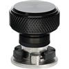 Fenrir Bullone per sella a sgancio rapido per motocicletta Vite Acciaio inossidabile 304 per Harley 1997-heute Sportster Dyna Softail Touring (Viti nere e base personalizzata)