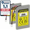 PATONA 2x Batteria di Ricambio per Sony LIP1359, LIP1859, LIP1472 | 3,7V, 650mAh, Li-Ion | Compatibile con Sony Playstation 3 (PS3) Wireless Controller | Affidabile e Sicuro