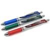 Pentel Energel-Xm - Penne a rullo gel retrattili da 0,7 mm, assortite (blu, verde e rosso), confezione da 3