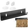 Generic Supporto per extension per capelli | Appendiabiti da parete | Fermacapelli in metallo | Soluzione per riporre i capelli | Extension a clip in metallo per lavare, colorare e asciugare la trama, clip in