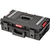 Qbrick System Cassetta Attrezzi Vuota Cassetta Porta Utensili Valigetta Lavoro 585 x 385 x 190 mm Nero ONE 200 2.0 Technik