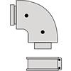 Beretta 1101819 Curva 90 Gradi per Caldaie a Condensazione