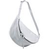 SH Leder Daniela G768 - Borsa da donna unisex in vera pelle, 49 x 28 cm, bianco, Grande