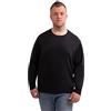 CASH-MERE.CH Maglione da uomo in 100% cashmere, taglie forti, girocollo, taglie forti, grigio scuro, 4XL