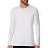 Schiesser Maglietta Intima da Uomo in Cotone Organico a Maniche Lunghe - 95/5, Bianco, M