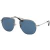 Prada 0Pr58Os 5Av1V1 55 Occhiali da Sole, Grigio (Gunmetal/Bluee), Uomo