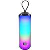 MusicMan BT-X66, altoparlante Bluetooth portatile con le luci da discoteca RGB, la radio FM, la riproduzione USB e MicroSD, la batteria da 1800 mAh, il microfono incorporato e l'ingresso AUX