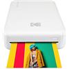 Kodak Stampante fotografica Mini 2 HD, istantanea, senza fili e mobile con tecnologia di stampa brevettata 4Pass, compatibile con iOS e Android, Bianco
