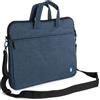VulTech Borsa Tracolla Laptop 15-15,6, Custodia PC Compatibile con MacBook Pro/Air, HP, Lenovo, Dell, Asus - Vano Imbottito, Tasca Frontale, Fascia per Trolley, Tracolla Rimovibile, blu