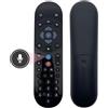 Gaogodot Telecomando vocale compatibile con Sky Q Box, TV Box, Mini Box e Silver Box con funzione di ricerca vocale, nessuna programmazione richiesta