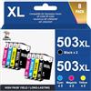 Palmtree Plamtree 503 503XL Compatibili per Cartucce Epson Wf 2960 e epson 503 epson 503xl per Epson Expression Home XP-5200 XP5200 XP-5205 Epson WorkForce WF-2960DWF WF-2960 WF-2965DWF WF-2965 ( 8 Pezzi )