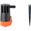 Claber 91214 Irrigazione Interrata E Goccia, Nero/Arancione, Confezione Da 10 Pezzi & 7806087 Accessori Rainjet Goccia 15 Picchetti