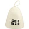 DIYer Cappello per sauna incluso.Cappello in feltro, 100% cotone, per sauna con scritta-consiglio .