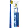 Curaprox CS 5460 Spazzolino Ultra-morbido-Cura denti e gengive per adulti/Setole Curen ® Super Soft per una pulizia delicata/Blu-giallo, confezione singola/Made in Switzerland