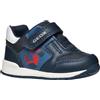 Geox B RISHON Boy A - Scarpe da Ginnastica Bambino, Navy/Dk Red,