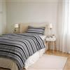 Italian Bed Linen Set Copripiumino Singolo Cotone Ida, lavorato in Italia - Parure Copri Piumino - Sacco Piumone 150x200cm con Doppia Patella e Federe Cuscino (Singolo, demetra)