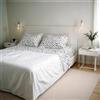 Italian Bed Linen Set Lenzuola Letto Matrimoniale River, lavorato in Italia - Completo Letto, Lenzuolo Sotto con Angoli, Telo Sopra 240x300cm e 2 Federe con Patella Interna (Matrimoniale, tarim)