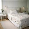 Italian Bed Linen Set Copripiumino Singolo River, lavorato in Italia - Parure Copri Piumino - Sacco Piumone 150x200cm con Doppia Patella e Federe Cuscino (Singolo, volta)