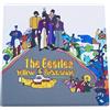 Half Moon Bay Sottomarino giallo dei Beatles, sottobicchieri in ceramica e tappetini da birra, sottobicchieri per la grotta dell'uomo, regali dei Beatles e regali musicali, regalo per papà con musica