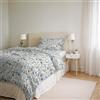 Italian Bed Linen Set Copripiumino Singolo Cotone Ida, lavorato in Italia - Parure Copri Piumino - Sacco Piumone 150x200cm con Doppia Patella e Federe Cuscino (Singolo, ermes)