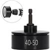 Yuecoom Testa della tappatrice elettrica, tappatrice tappi corona, Punta tappatrice per bottiglie in metallo, Testa tappatrice automatica per bottiglie elettriche per secchio in plastica diametro 40‑50mm