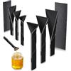 WEILAOK Cucchiaio Dosatore Piatto 3 In 1, Misurini Cucina, Cucchiaio Dosatore, Multifunzione Cucchiai Dosatori per Cucinare, Cuocere al Forno, Ingredienti Liquidi, ecc, 6 Misurazioni, Nero, 2 Pezzi