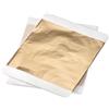 QUARKZMAN Carta Foglia Oro Champagne Foglia Oro Foglio 5.5 x 5.5 Pollici per Decorazione Artistica, Sculture, Pacco da 100