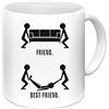 le herisson TAZZA MUG best friends bevuta bere migliore amico amica regalo divertente regalo - 623.